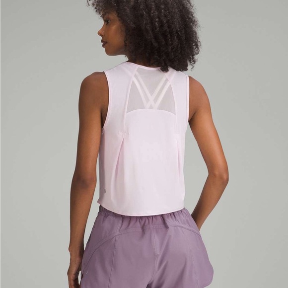 Lululemon Sculpt Cropped Tank Top - Meadowsweet Pink SZ 4 - Picture 1 of 6